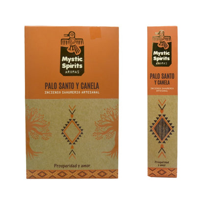 Encens Palo Santo à la cannelle Mystic Spirits HD 8 bâtonnets