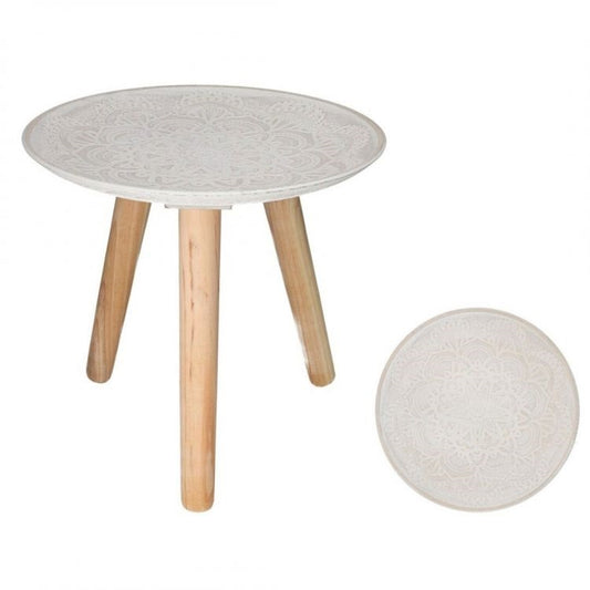 Table à thé design Mandala 29,5x29cm