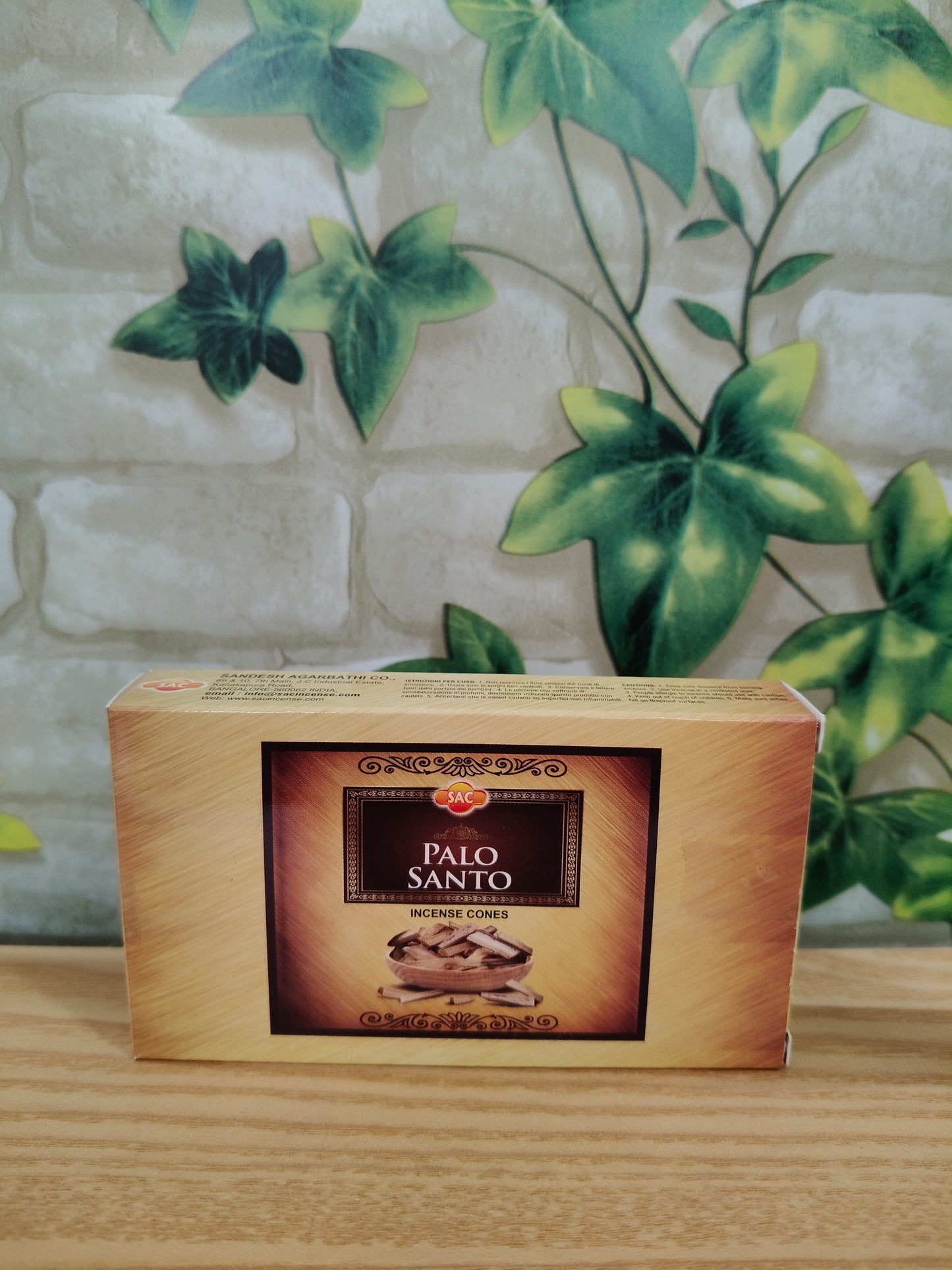Cônes d'encens Palo Santo SAC 10 unités