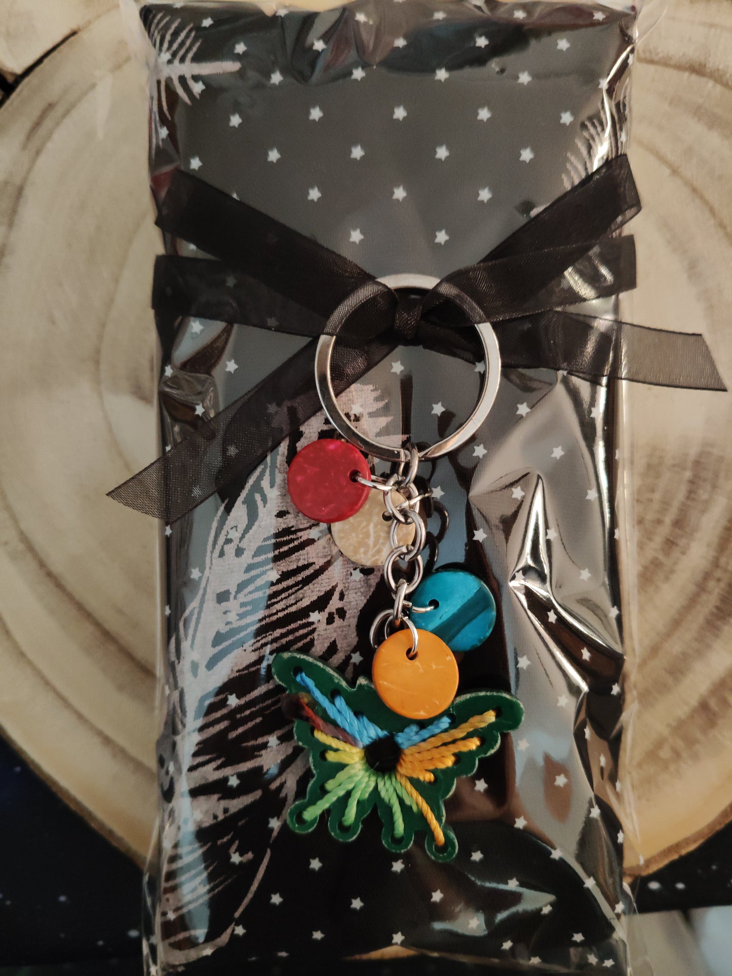 Coffret cadeau avec écharpe et porte-clés