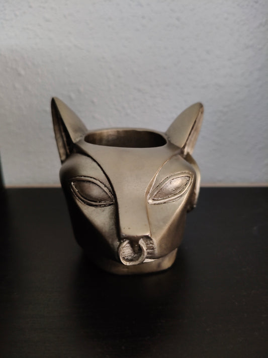 Portavelas gato egipcio