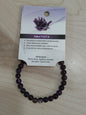 Pulsera piedra natural amatista 6mm