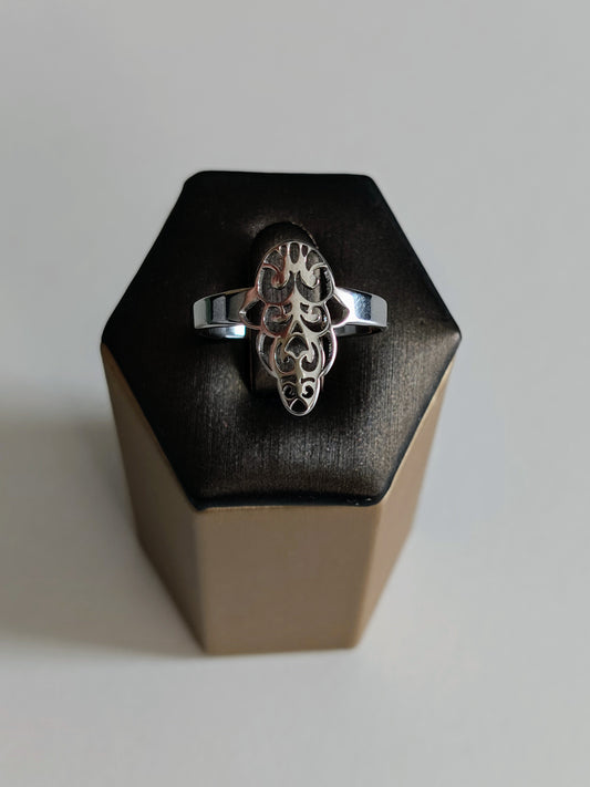 Bague en acier inoxydable (réglable)
