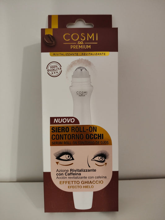 Sérum Roll-On Contour des Yeux Effet Glace COSMI 15 ml