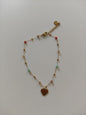 Pulsera tobillera corazón