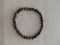Tiger's Eye 6mm natural stone bracelet for men