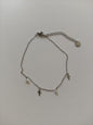 Bracelet de cheville en acier inoxydable avec croix