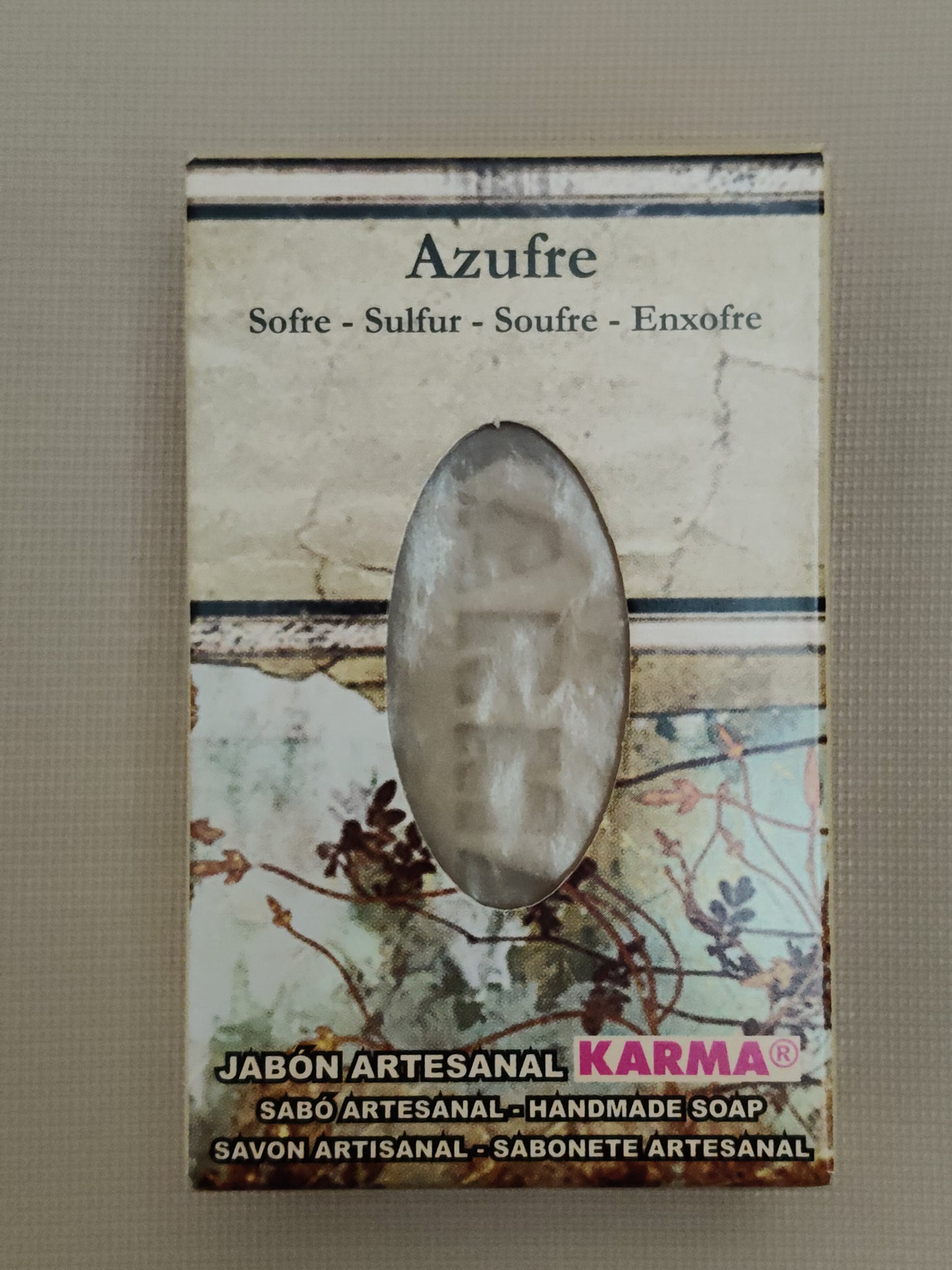 Savon au soufre ésotérique