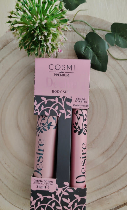 Crème pour le corps et parfum, coffret de 35 ml chacun
