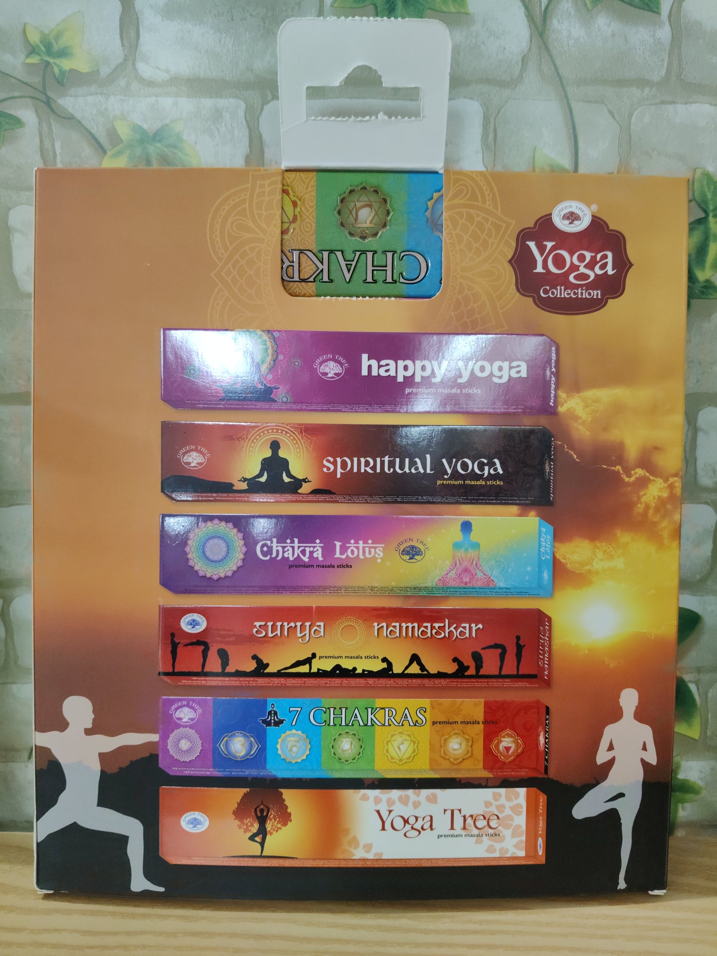 Inciensos Yoga Collection Pack de 6 cajitas de 15grs