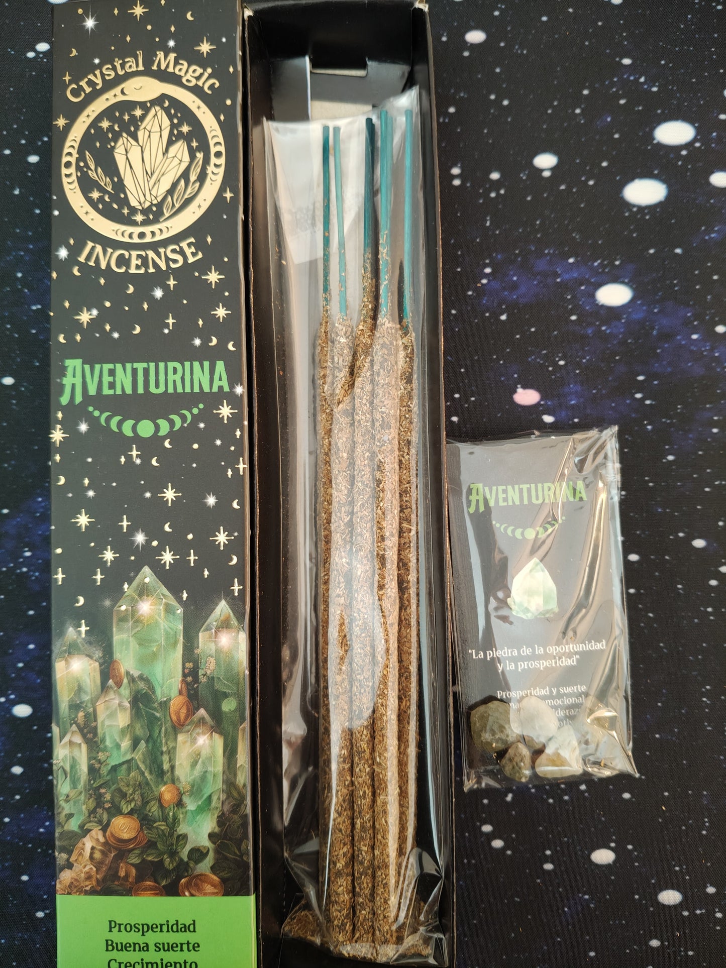 Incienso tribal soul con chips de Aventurina