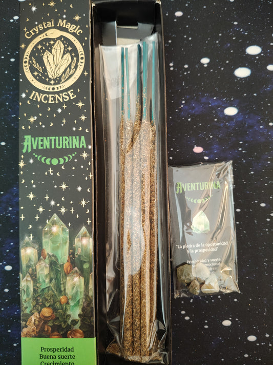 Incienso tribal soul con chips de Aventurina
