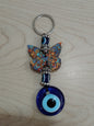 Llavero mariposa con Ojo turco