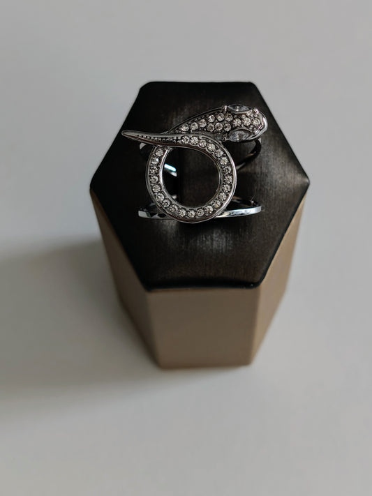 Anillo serpiente acero inoxidable (regulable)