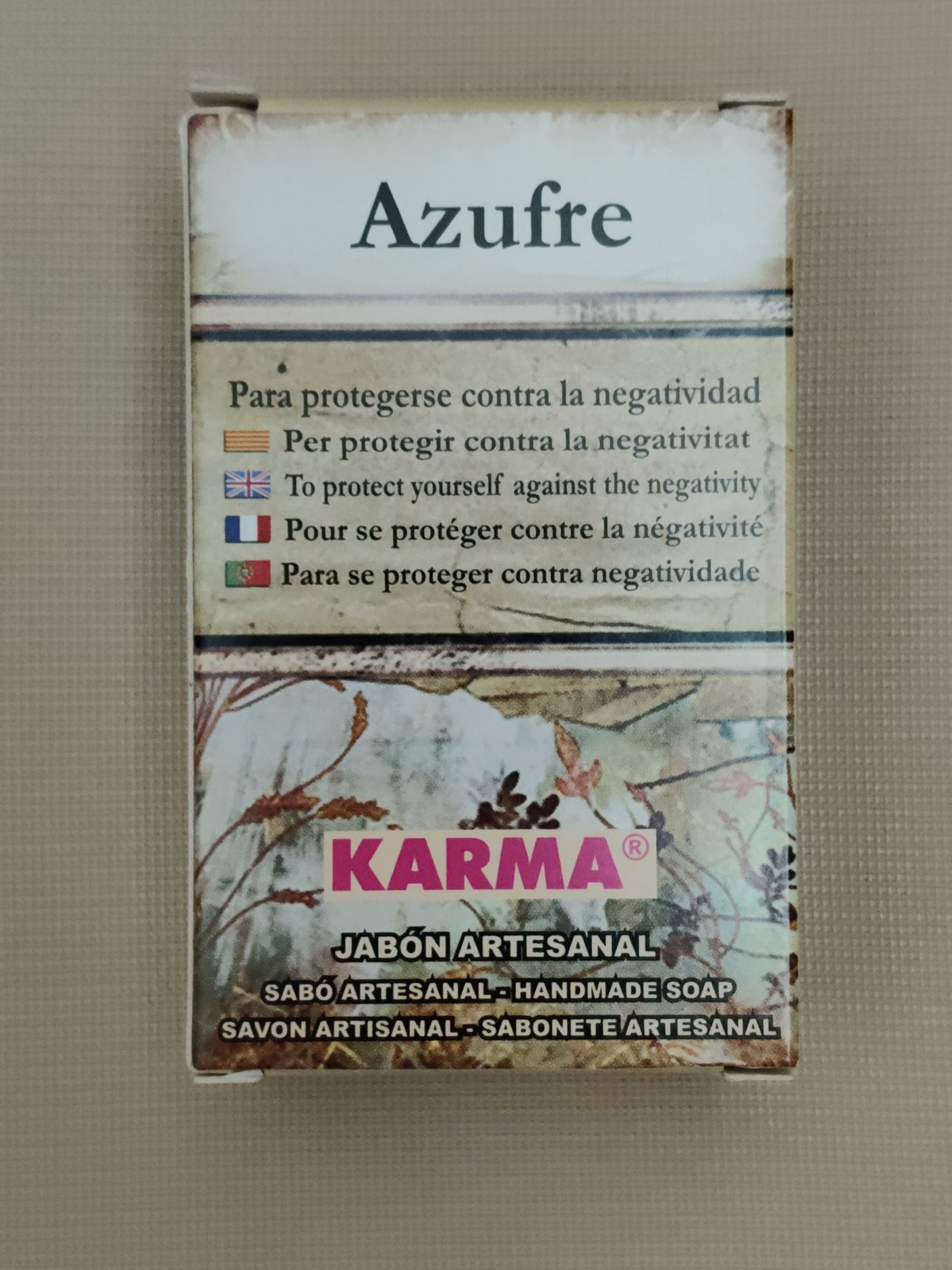 Savon au soufre ésotérique