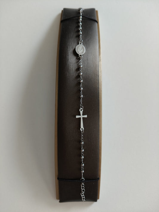 Bracelet Vierge Miraculeuse en acier inoxydable