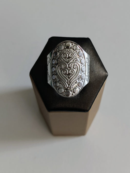 Bague en acier inoxydable (réglable)
