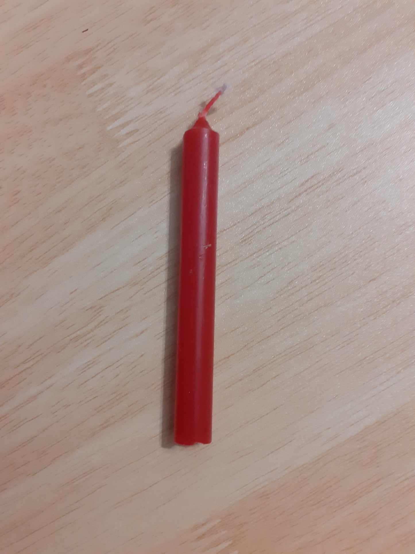 Bougie rituelle de différentes couleurs, 10 cm chacune