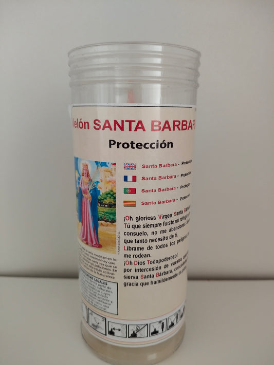 Velón ritualizado Santa Bárbara