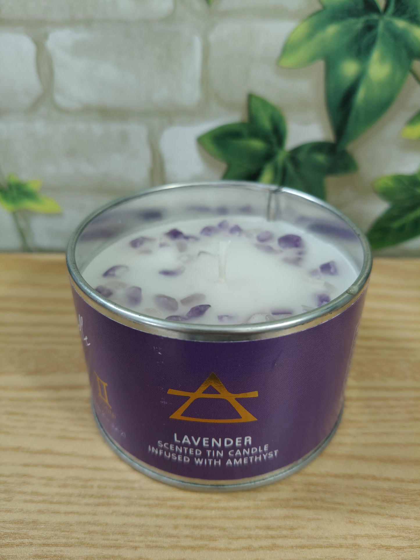 Vela perfumada Lavanda con chips de Amatista Air Candle