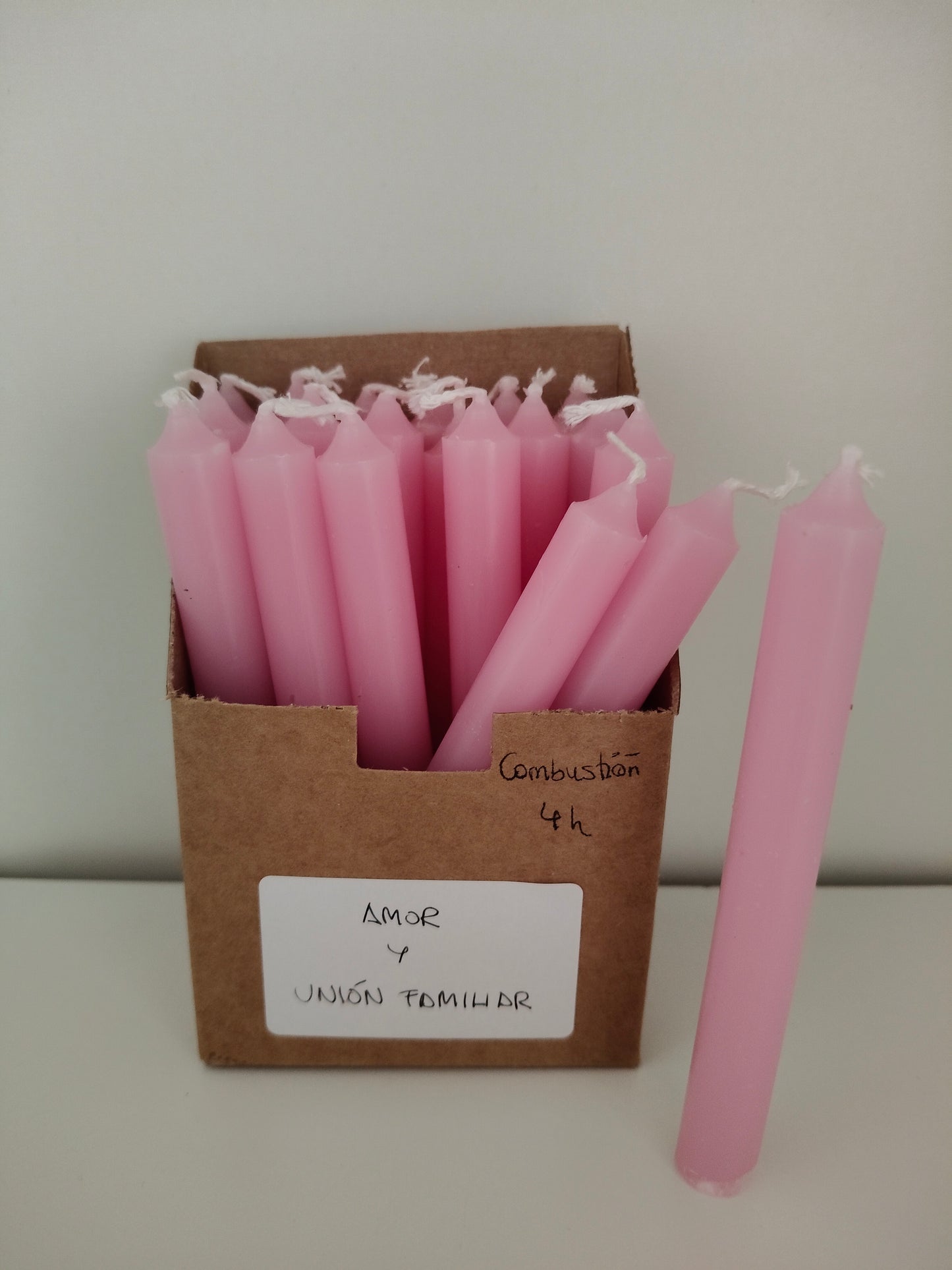 Bougie rituelle de différentes couleurs, 10 cm chacune