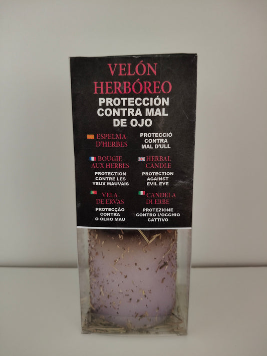 Velón herboreo protección contral mal de ojo