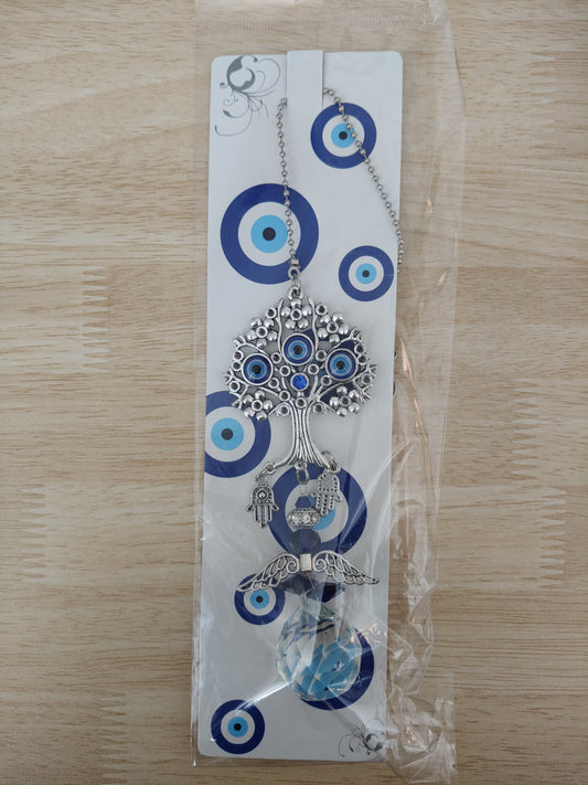 Colgador árbol con Ojo turco y prisma
