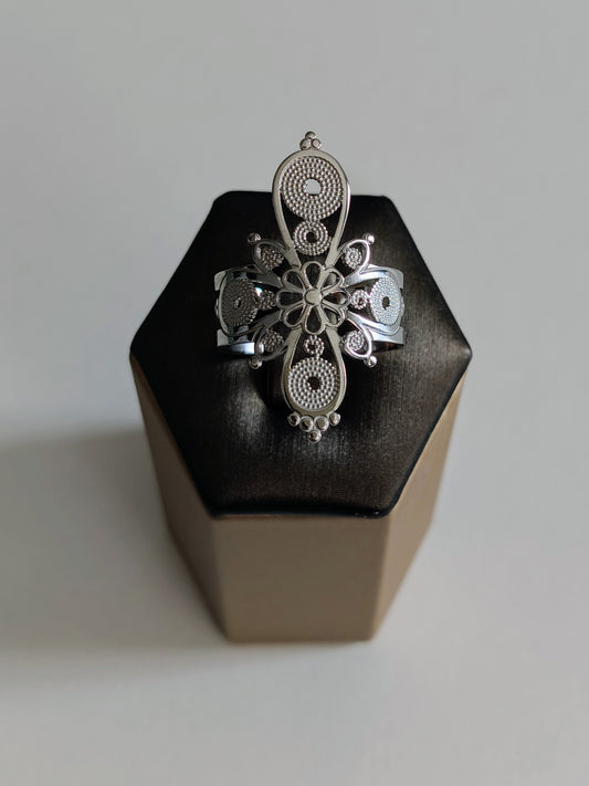 Bague en acier inoxydable (réglable)