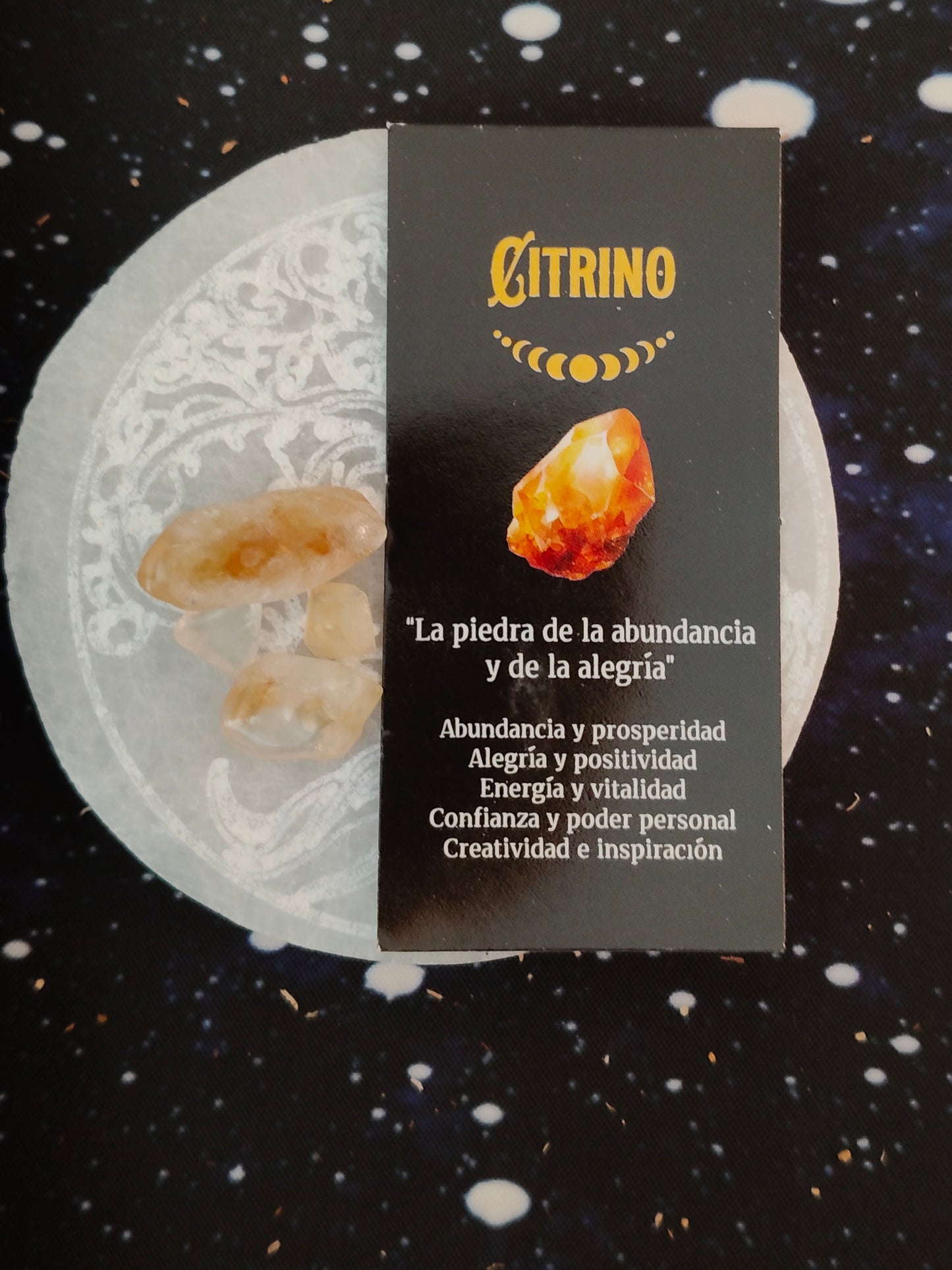 Incienso tribal soul con chips de citrino