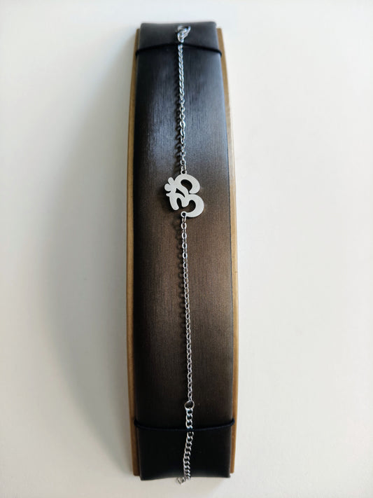 Bracelet en acier inoxydable Om