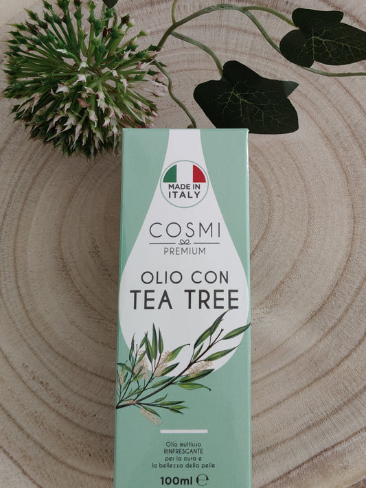 Aceite corporal refrescante con árbol del té COSMI 100ml