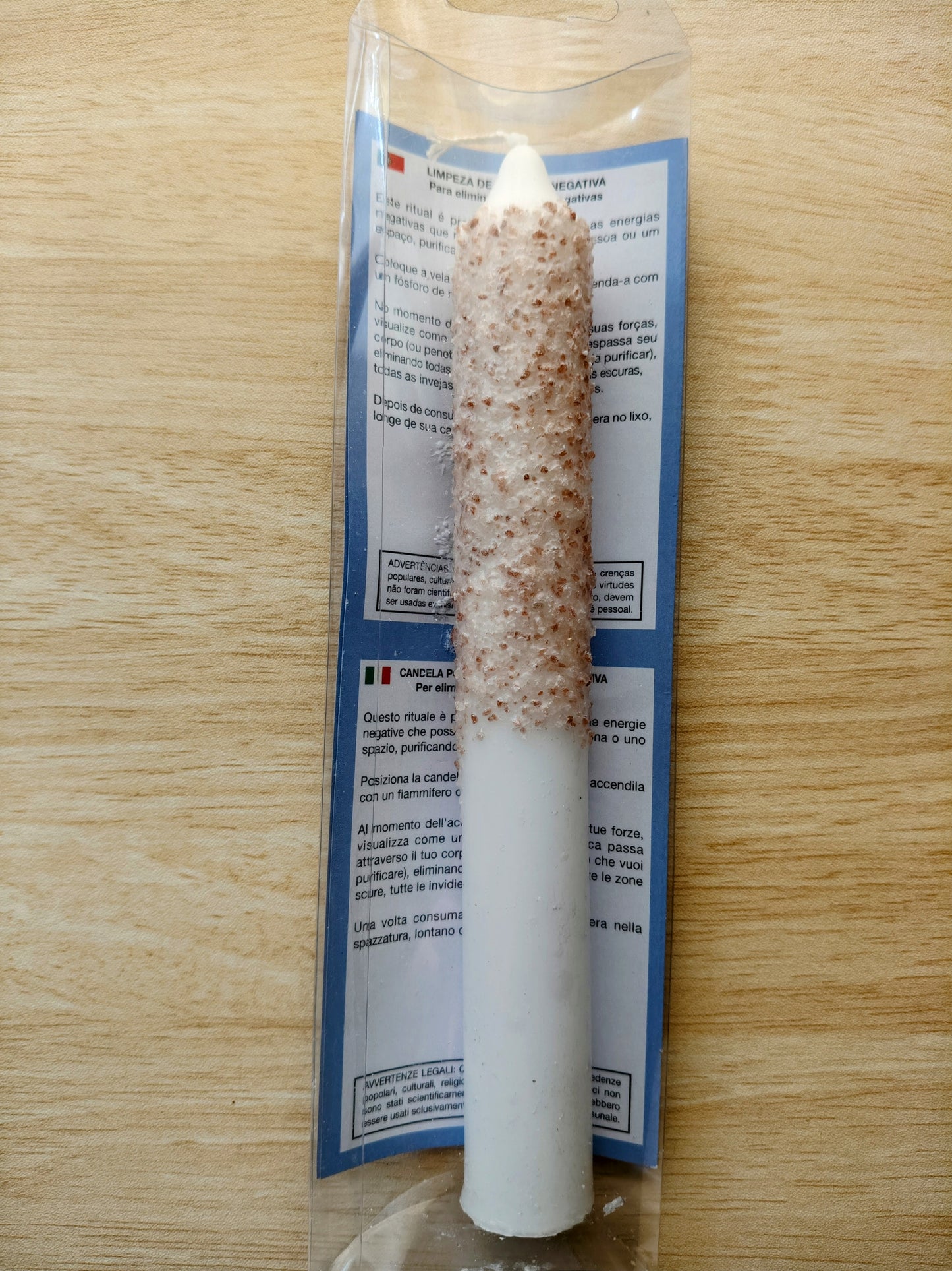 Bougie pour nettoyer les énergies négatives