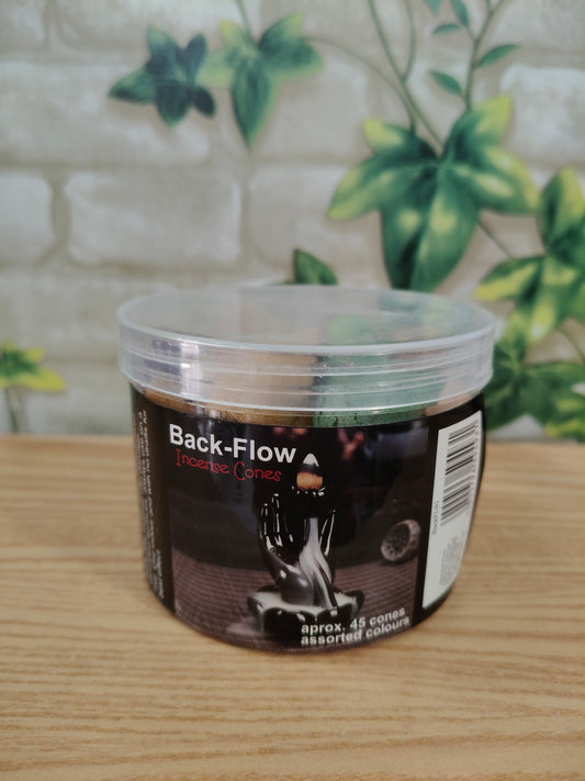 Assortiment de cônes d'encens à reflux, boîte d'environ 45 unités