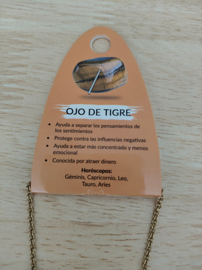 Colgante corazón Ojo de Tigre