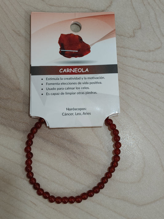 Pulsera piedra natural Carneola