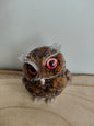 Hibou en pierre naturelle œil de tigre
