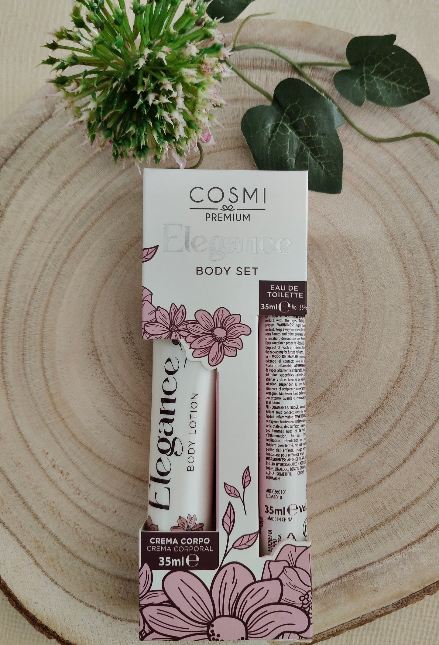 Pack de crema corporal y fragancia 35ml cada una