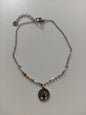 Pulsera tobillera árbol de la vida en acero inoxidable