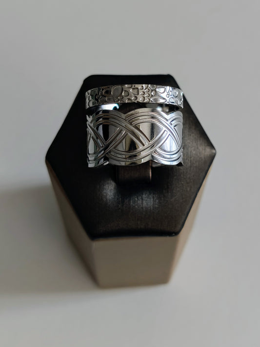 Bague en acier inoxydable (réglable)