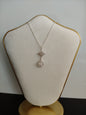 Collier double protection en argent sterling