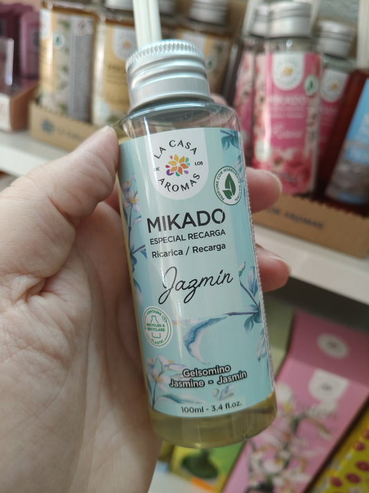 Recharge désodorisant de la Maison des Arômes, parfum Jasmin