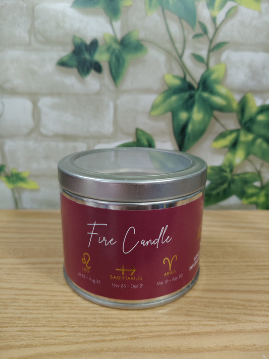 Vela perfumada Rosas con chips de piedra Jaspe Rojo Fire Candle