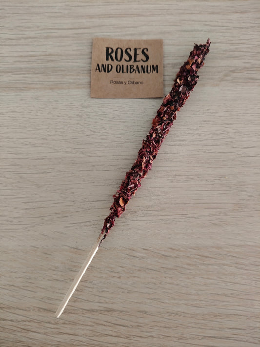 Unité d'encens roses et encens