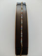 Bracelet en acier avec pierre naturelle et pierres diverses