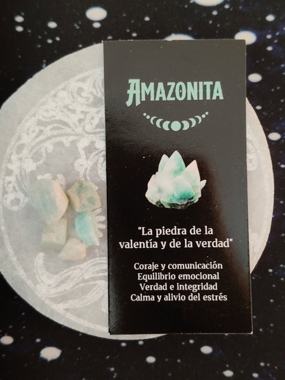 Incienso tribal soul con chips de Amazonita