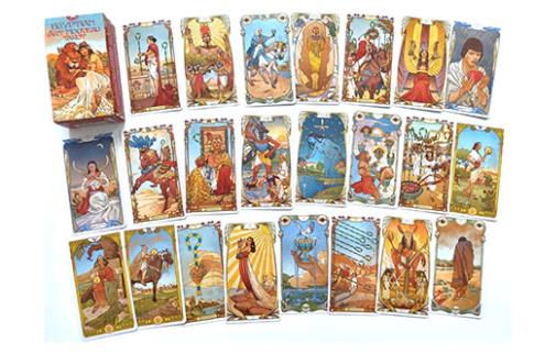 Tarot Art Nouveau égyptien